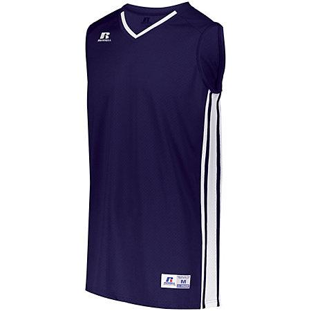 Legacy Basketball Jersey Purple/white Adult Single & Shorts
