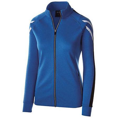 Ladies Flux Jacket Royal Heather/black/white Basketball Single Jersey & Shorts