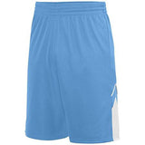 Pantalones cortos reversibles de Alley-Oop para jóvenes Columbia Azul / blanco Camiseta de baloncesto individual y