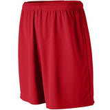 Wicking Mesh Athletic Shorts Red Adult Basketball Single Jersey &