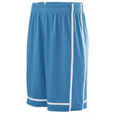 Shorts de racha ganadora Columbia azul / blanco Camiseta de baloncesto para adultos