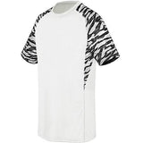 Youth Evolution Printed Shorts Sleeve Jersey White/fragment Print/white Single Soccer &