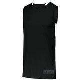 Step-Back Basketball Jersey Black/white Adult Single & Shorts