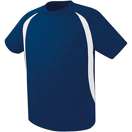 Youth Liberty Soccer Jersey Navy/white Single & Shorts
