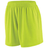Ladies Inferno Shorts Lime Softball