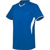 Youth Globe Jersey Royal/white Youth Single Soccer & Shorts