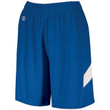 Ladies Dual-Side Single Ply Shorts Royal/white Basketball Jersey &