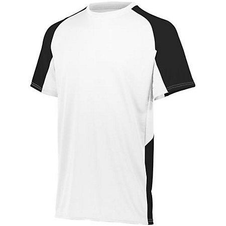 Camiseta de fútbol juvenil Cutter Jersey blanco / negro Single Soccer & Shorts
