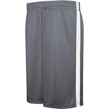 Shorts de competición reversibles Graphite / white Adult Basketball Single Jersey &