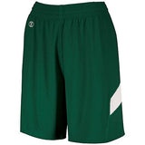 Ladies Dual-Side Single Ply Shorts Forest/white Basketball Jersey &
