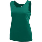 Ladies Training Tank Dark Green Basketball Single Jersey & Shorts