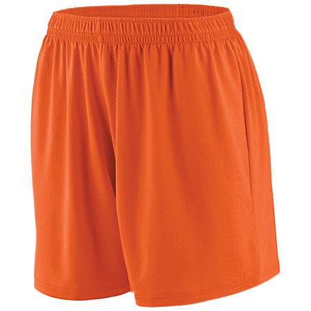 Ladies Inferno Shorts Orange Softball