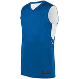 Youth Alley-Oop Reversible Jersey Royal/white Basketball Single & Shorts
