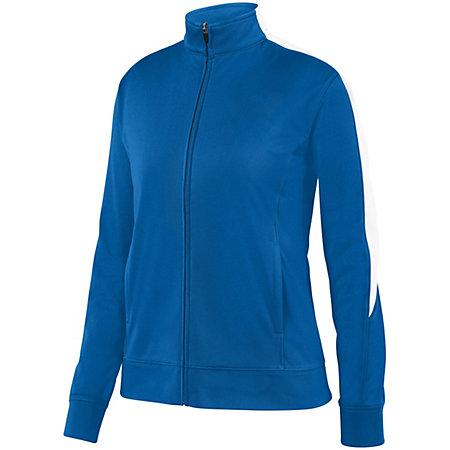 Ladies Medalist Jacket 2.0 Royal/white Basketball Single Jersey & Shorts