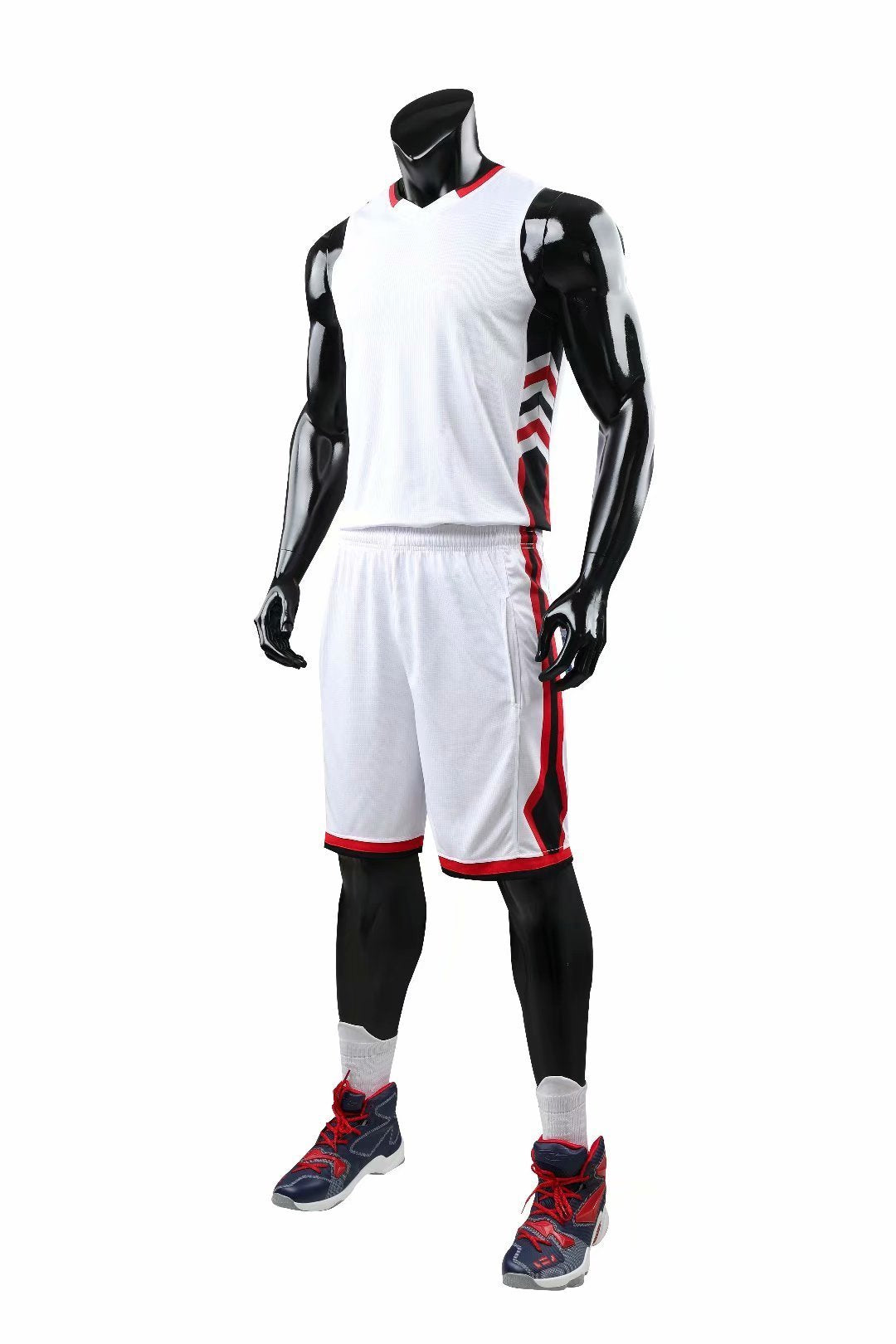 White B-108 Baskeball Uniforms