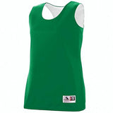 Ladies Reversible Wicking Tank Kelly/white Basketball Single Jersey & Shorts