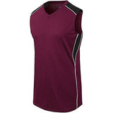 Ladies Dynamite Jersey Maroon/black/white Softball