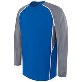 Youth Long Sleeve Evolution Royal/graphite/white Single Soccer Jersey & Shorts