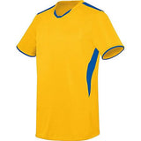 Youth Globe Jersey Athletic Gold/royal Youth Single Soccer & Shorts