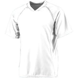 Youth Wicking Soccer Jersey White/white Single & Shorts