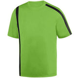 Camiseta de fútbol de tercera equipación de ataque juvenil lima / negro Single Soccer & Shorts