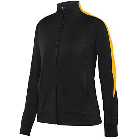 Ladies Medalist Jacket 2.0 Black/gold Basketball Single Jersey & Shorts