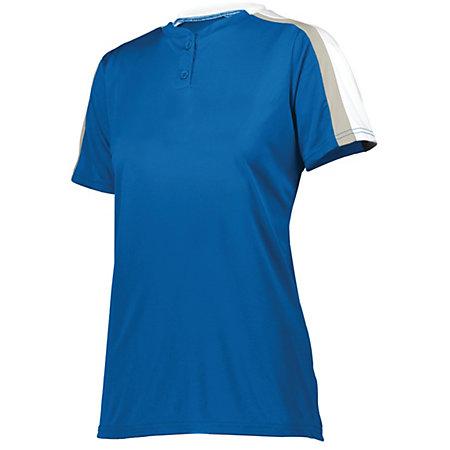 Ladies Power Plus 2.0 Royal/white/silver Grey Softball