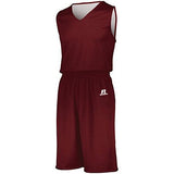 Youth Undivided Solid Single Ply Reversible Jersey Basketball & Shorts