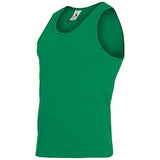 Youth Poly/cotton Athletic Tank Kelly Basketball Single Jersey & Shorts