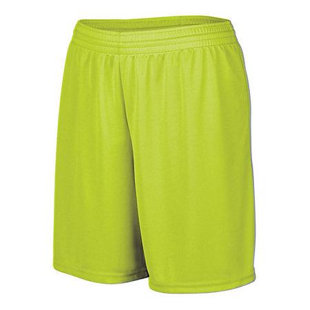 Girls Octane Shorts Lime Softball