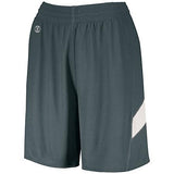 Ladies Dual-Side Single Ply Shorts Graphite/white Basketball Jersey &