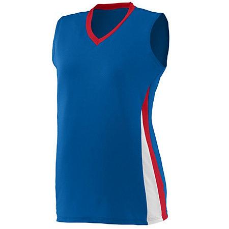 Girls Tornado Jersey Royal/red/white Softball