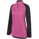 Ladies Record Setter Pullover Slate/power Pink Heather Basketball Single Jersey & Shorts