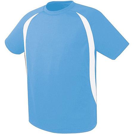 Youth Liberty Soccer Jersey Columbia Blue/white Single & Shorts