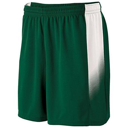 Pantalones cortos iónicos para jóvenes Forest / blanco Single Soccer Jersey &