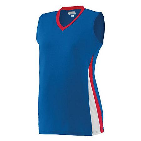 Ladies Tornado Jersey Royal/red/white Softball