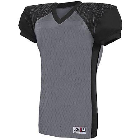 Zone Play Jersey Graphite/black/graphite Print Adult Football