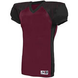 Youth Zone Play Jersey Maroon/black/maroon Print Football