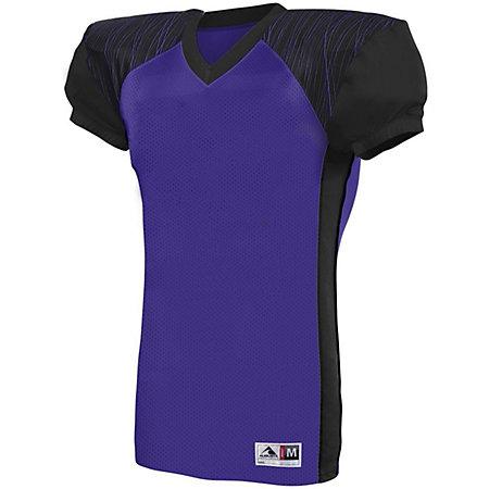 Youth Zone Play Jersey Purple/black/purple Print Football