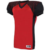 Youth Zone Play Jersey Red/black/red Print Football