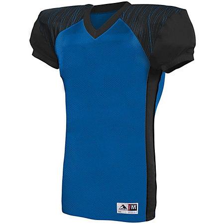 Youth Zone Play Jersey Royal/black/royal Print Football