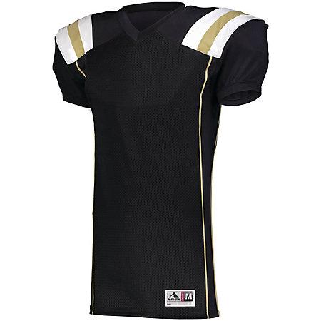 Youth Tform Football Jersey Black/vegas Gold/white