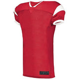 Slant Football Jersey Red/white Adult Football
