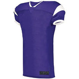 Slant Football Jersey Purple/white Adult Football