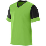 Youth Lightning Jersey Lime/black Single Soccer & Shorts