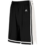 Ladies Legacy Basketball Shorts Black/white Single Jersey &