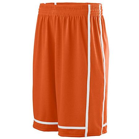 Winning Streak Shorts Orange/white Adult Basketball Single Jersey &