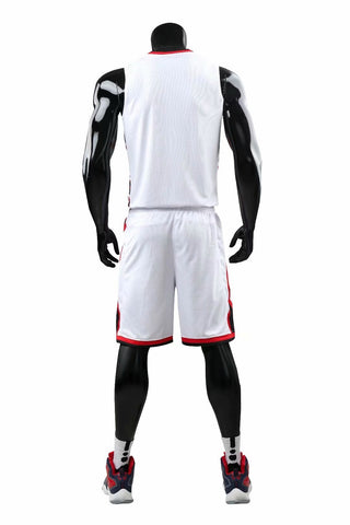 White B-108 Baskeball Uniforms