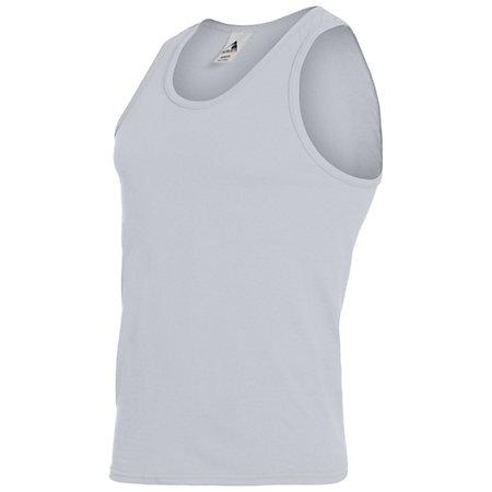 Poly/cotton Athletic Tank Ash Adult Basketball Single Jersey & Shorts