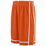 Pantalones cortos Winning Streak Naranja / blanco Camiseta de baloncesto para mujer y